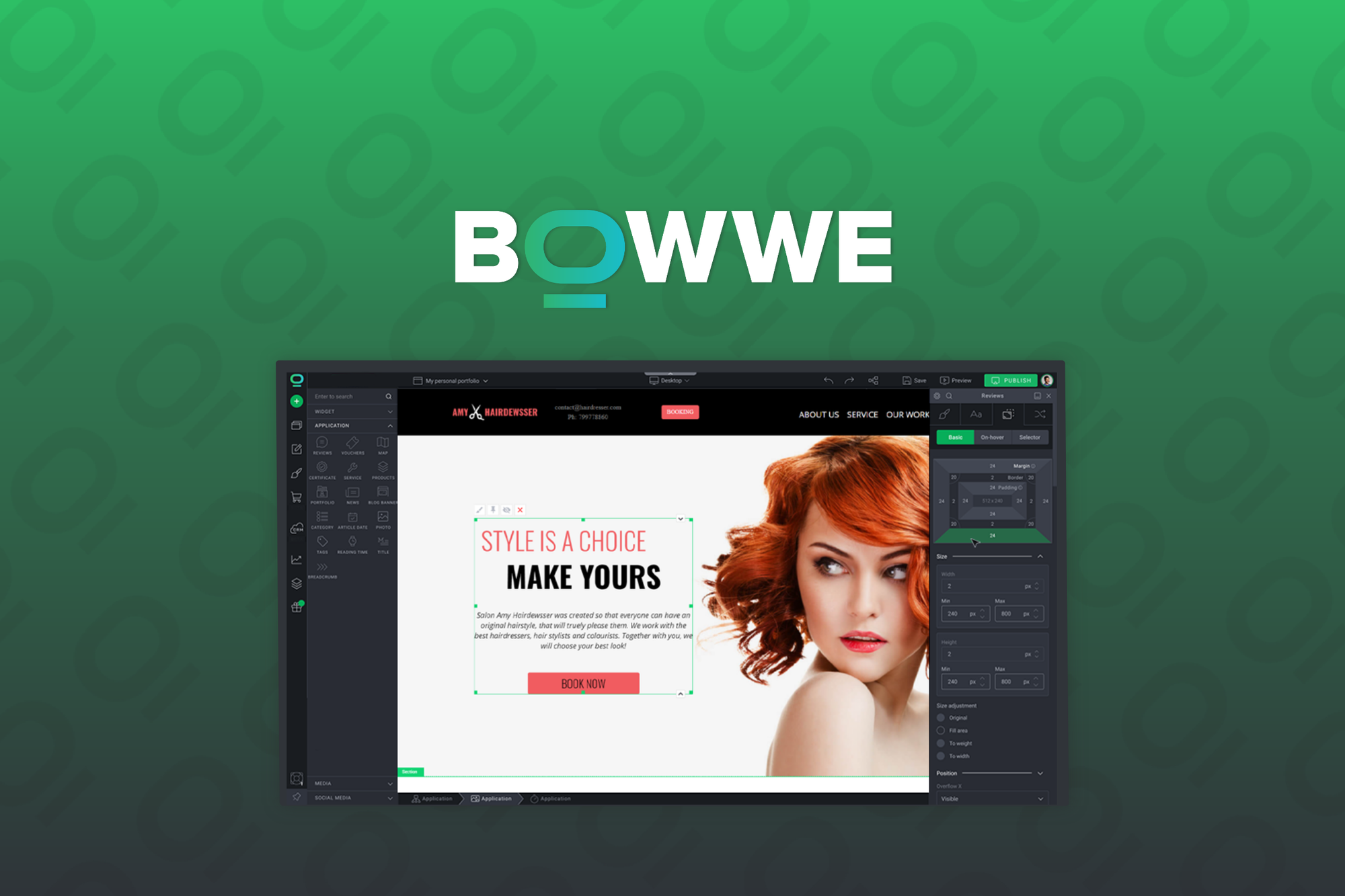 BOWWE Websites & Landing Page