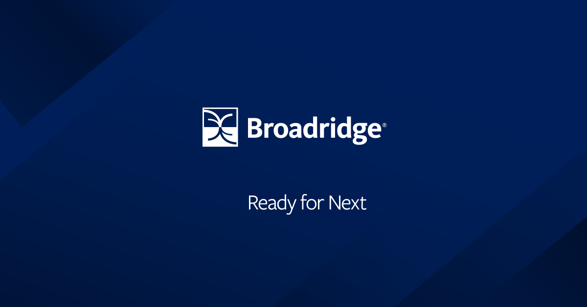 Broadridge Content Design and Management