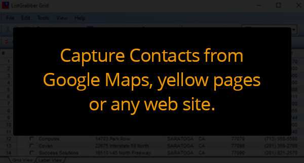 eGrabber ListGrabber