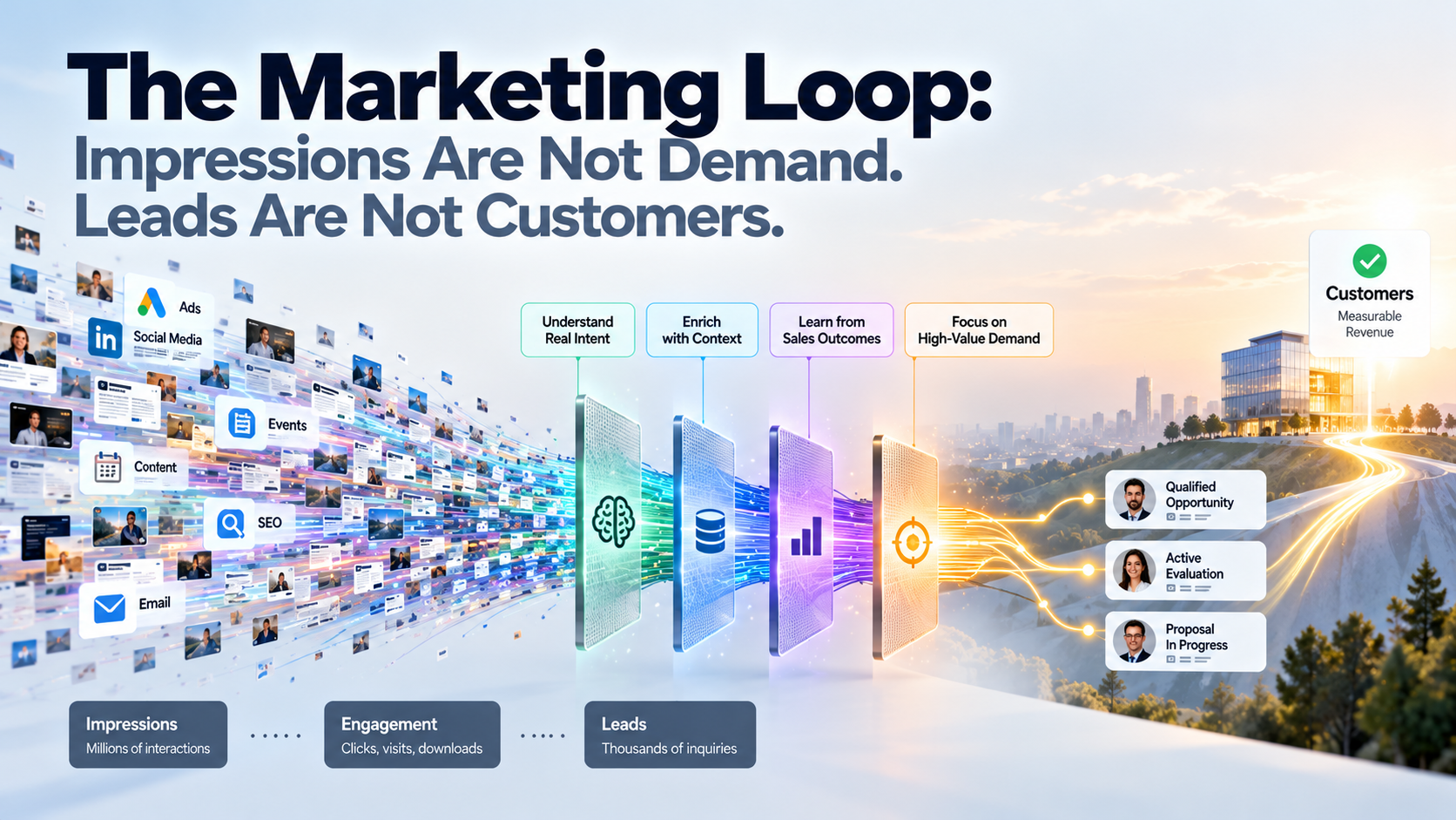 The Marketing Loop: Impressions Are Not Demand. Leads Are Not Customers