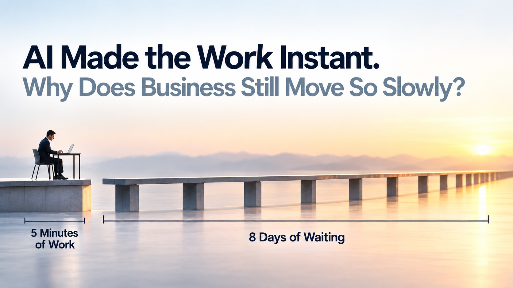 Human Latency: AI Made the Work Instant. Why Does Business Still Move So Slowly?