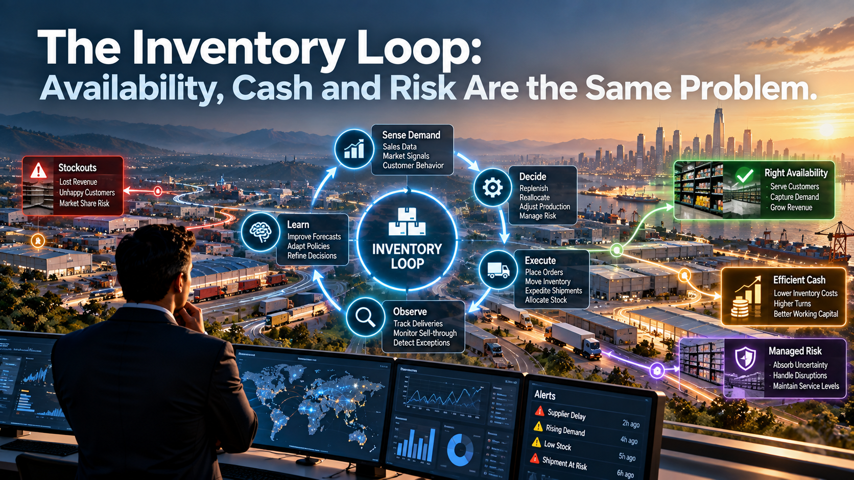 The Inventory Loop: Availability, Cash and Risk Are the Same Problem