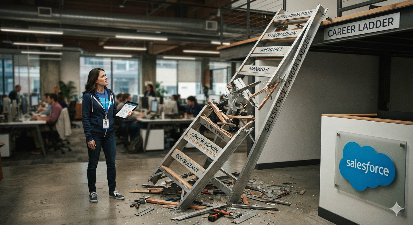 The Salesforce Career Ladder Is Gone. Here Is What Replaced It.