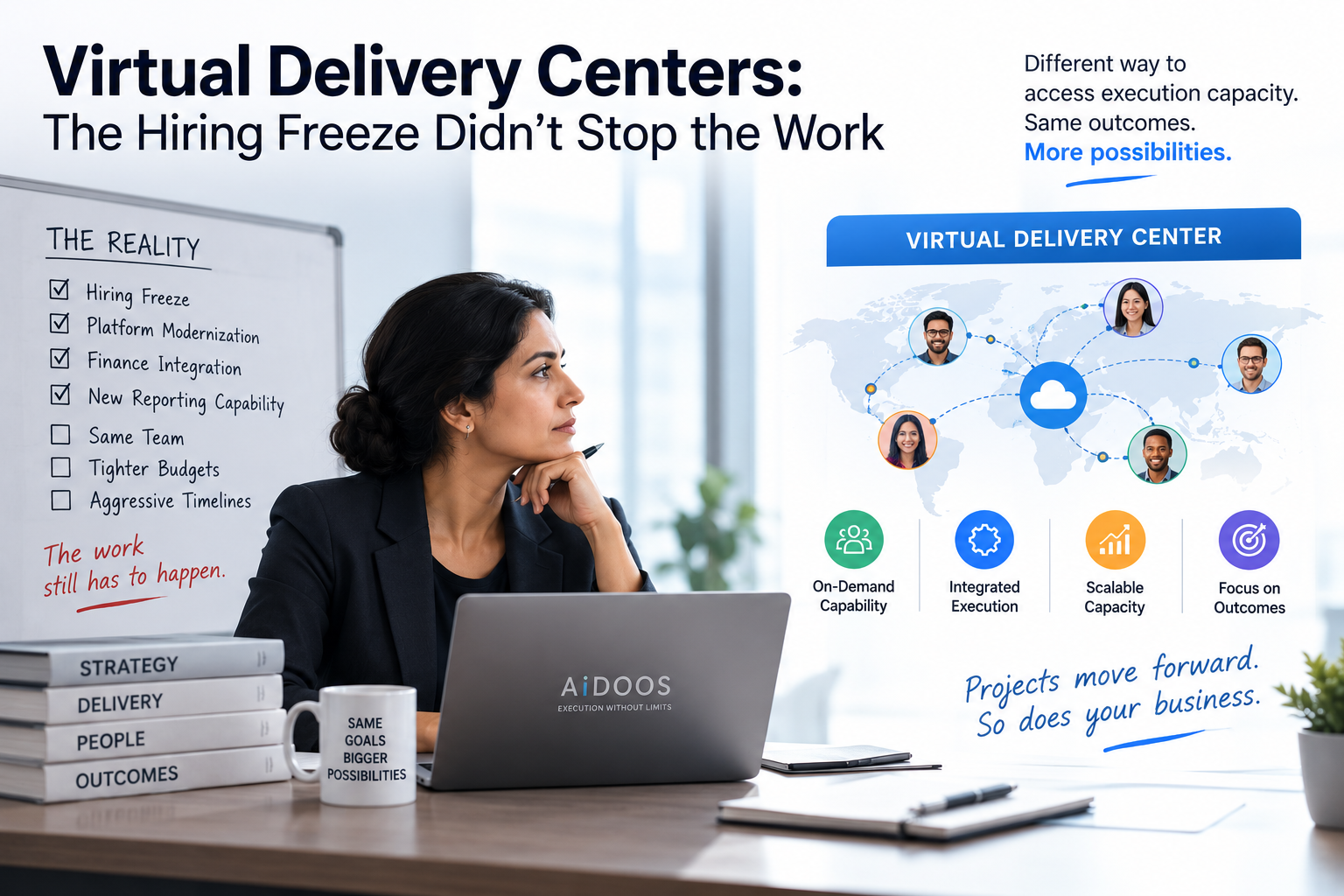 Virtual Delivery Centers: The Hiring Freeze Didn’t Stop the Work